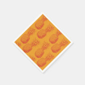 Nahtloses Muster mit Ananas Serviette (Ecke)