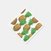 Nahtloses Muster mit Ananas Serviette (Ecke)