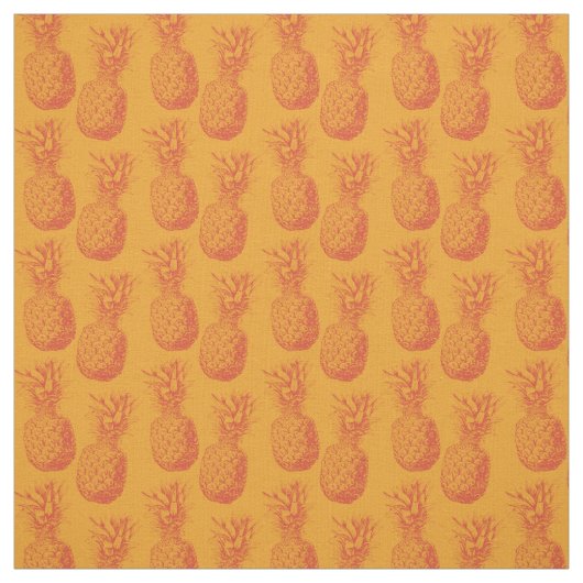 Nahtloses Muster mit Ananas Stoff (Muster)