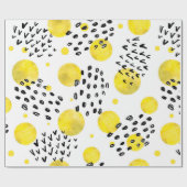 Nahtloses Muster mit Aquarellpolka-Punkten Geschenkpapier (Flach)