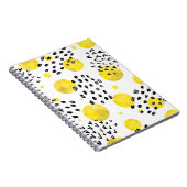 Nahtloses Muster mit Aquarellpolka-Punkten Notizblock (Rechte Seite)