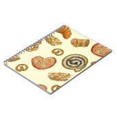 Nahtloses Muster mit Backwaren Notizblock (Linke Seite)