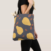 Nahtloses Muster mit Birnen. Fruchtlicht modern t Tasche (Von Nahem)