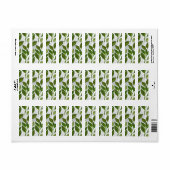 Nahtloses Muster mit Blätter aus grünem Tee (Vorne)