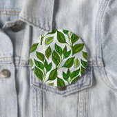 Nahtloses Muster mit Blätter aus grünem Tee Button (Beispiel)