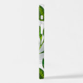 Nahtloses Muster mit Blätter aus grünem Tee iPhone Hülle (Linke Seite)