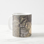 Nahtloses Muster mit Blätter aus Palmen, helles Mu Kaffeetasse (Vorderseite Links)