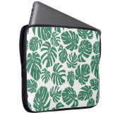 Nahtloses Muster mit Blätter von Monstera. Decorat Laptopschutzhülle (Vorne Rechts)