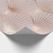 Nahtloses Muster mit Blattgold Geschenkpapier (Ecke)