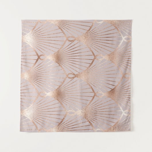 Nahtloses Muster mit Blattgold Wandteppich (Vorderseite (Horizontal))