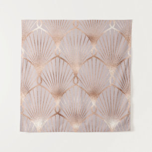 Nahtloses Muster mit Blattgold Wandteppich