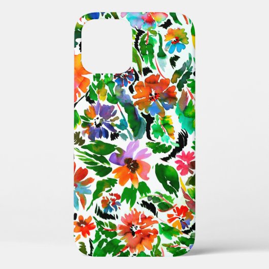Nahtloses Muster mit Blume Case-Mate iPhone Hülle (Rückseite)