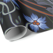 Nahtloses Muster mit Blume im Art Deko Stil. M Geschenkpapier (Rolleneckpunkt)