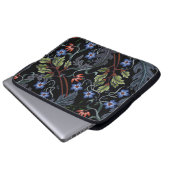 Nahtloses Muster mit Blume im Art Deko Stil. M Laptopschutzhülle (Vorne Knopf)