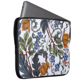 Nahtloses Muster mit Blume im Art Deko Stil. M Laptopschutzhülle (Vorne Rechts)