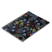 Nahtloses Muster mit Blume im Art Deko Stil. M Notizblock (Linke Seite)