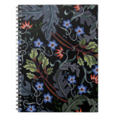 Nahtloses Muster mit Blume im Art Deko Stil. M Notizblock (Vorderseite)