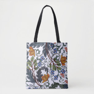 Nahtloses Muster mit Blume im Art Deko Stil. M Tasche