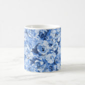 Nahtloses Muster mit Blume Kaffeetasse (Mittel)