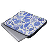 Nahtloses Muster mit Blume Laptopschutzhülle (Vorne Knopf)