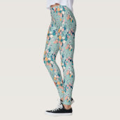 Nahtloses Muster mit Blume Leggings (Links)