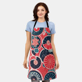 nahtloses Muster mit Blume Schürze (Getragen)