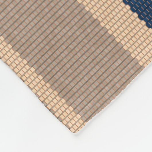 Nahtloses Muster mit bunten Streifen Fleecedecke (Ecke)