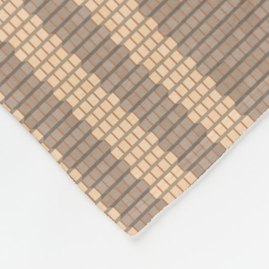 Nahtloses Muster mit bunten Streifen Fleecedecke (Ecke)