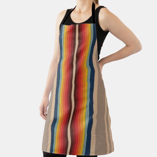 Nahtloses Muster mit bunten Streifen Schürze (InSitu)