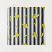 Nahtloses Muster mit Cartoon-Patch-Abzeichen mit b Wandteppich (Vorderseite (Horizontal))