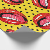 Nahtloses Muster mit Cartoon-Patch-Abzeichen mit l Geschenkpapier (Ecke)