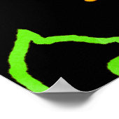 Nahtloses Muster mit Catsabstract,Tier,Kunst,Arti Poster (Ecke)