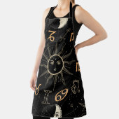 Nahtloses Muster mit dem Horoskop-Kreis mit Zo Schürze (InSitu)