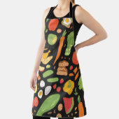 Nahtloses Muster mit diätetischer Nahrung, gesunde Schürze (InSitu)