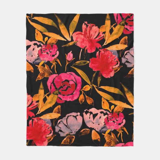 Nahtloses Muster mit einfacher Handzeichnung Fleecedecke (Vorderseite)