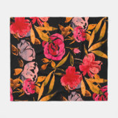 Nahtloses Muster mit einfacher Handzeichnung Fleecedecke (Vorderseite (Horizontal))