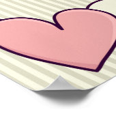 Nahtloses Muster mit Engeln. Valentine's Day. Lov Poster (Ecke)