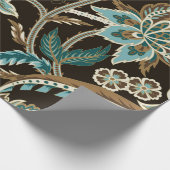 Nahtloses Muster mit ethnisch japanischer Schmuckk Geschenkpapier (Ecke)