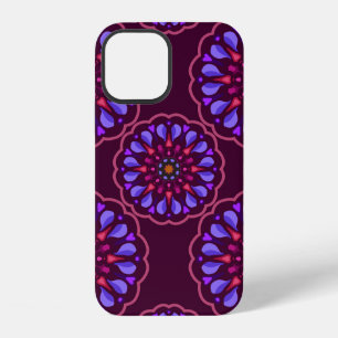 Nahtloses Muster mit ethnischem Mandala-Kunst-Orna iPhone 12 Hülle