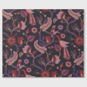 Nahtloses Muster mit fantasievollen Blume, natürli Geschenkpapier (Flach)