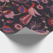 Nahtloses Muster mit fantasievollen Blume, natürli Geschenkpapier (Ecke)