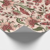 Nahtloses Muster mit fantasievollen Blume, natürli Geschenkpapier (Ecke)