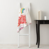 Nahtloses Muster mit farbigen Dinosauriern, Regen Sherpadecke (Beispiel)