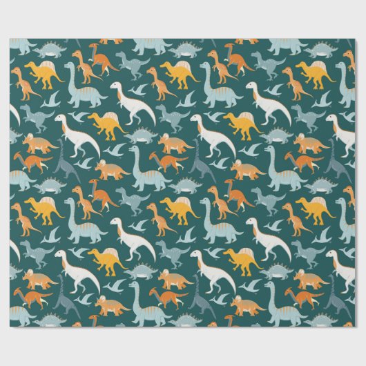 Nahtloses Muster mit flachem Geschenkpapier (Flach)