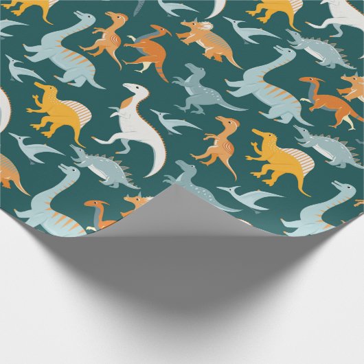 Nahtloses Muster mit flachem Geschenkpapier (Ecke)