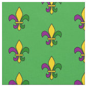 Nahtloses Muster mit Fleur-de-lis Stoff (Nahaufnahme)