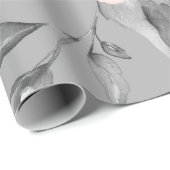 Nahtloses Muster mit Frühlingsblumen und Blätter. Geschenkpapier (Rolleneckpunkt)