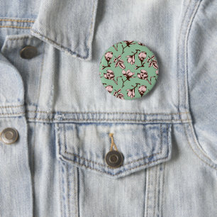 Nahtloses Muster mit Frühlingsknospen der Blume Button