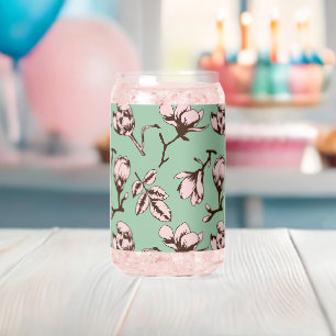 Nahtloses Muster mit Frühlingsknospen der Blume Dosenglas