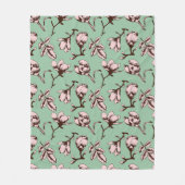 Nahtloses Muster mit Frühlingsknospen der Blume Fleecedecke (Vorderseite)
